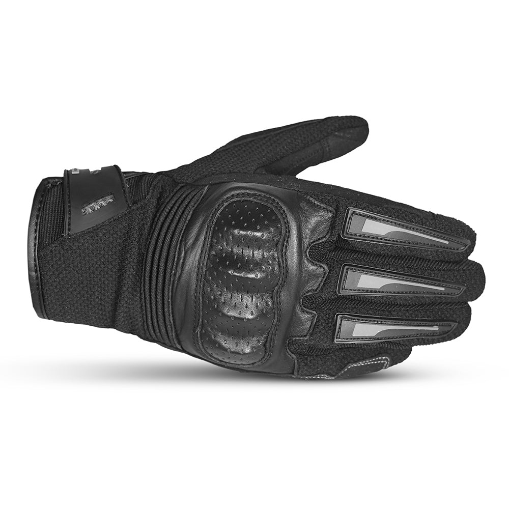 BELA DRIFT Moto Textil Luvas Preto Cinza