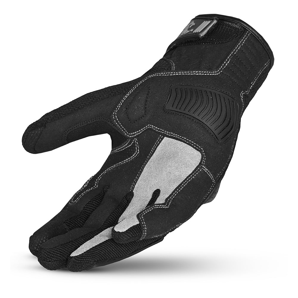BELA DRIFT Moto Textil Luvas Preto Cinza