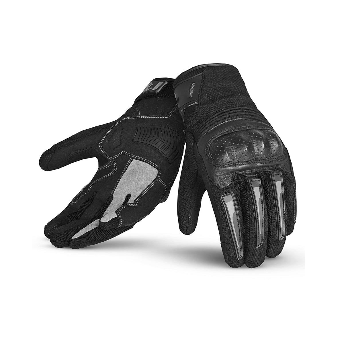 BELA DRIFT Moto Textil Luvas Preto Cinza