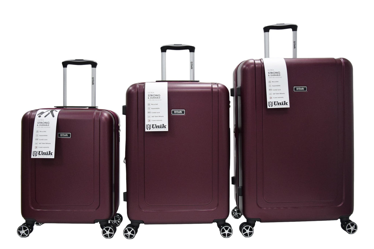 UNIK - KAPPA MALETA DE VIAJE BURGUNDY SET 3