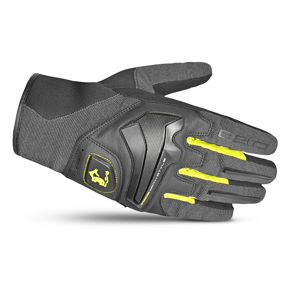 BELA STAR Moto Textil Luvas Homem Preto Cinza Amarelo – 3 – Maximomoto PT