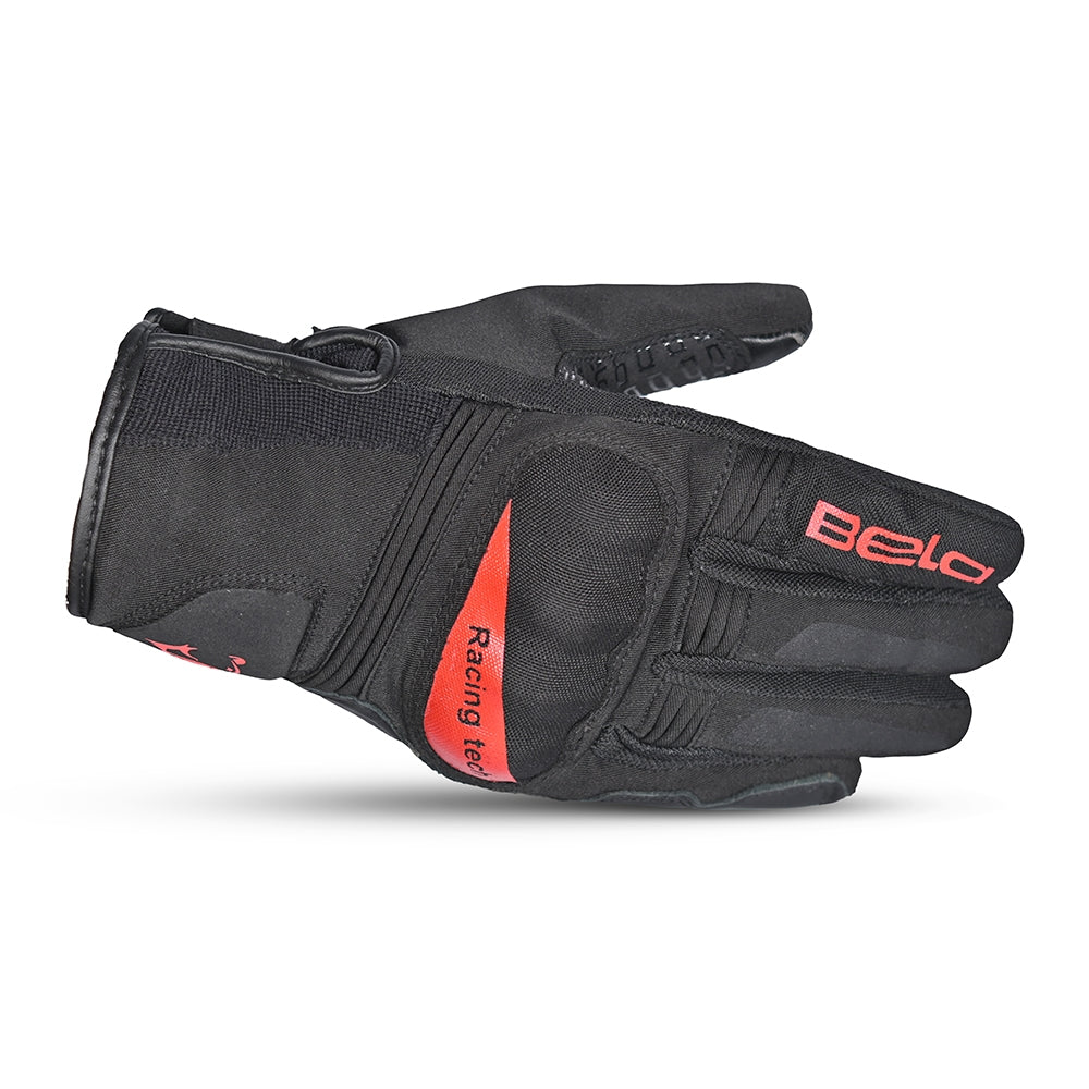 BELA BOOM WINTER WP Moto Textil Luvas Preto Vermelho