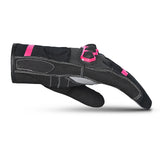 BELA Tracker Winter WP Textil Senhora Moto Luvas Preta Rosa