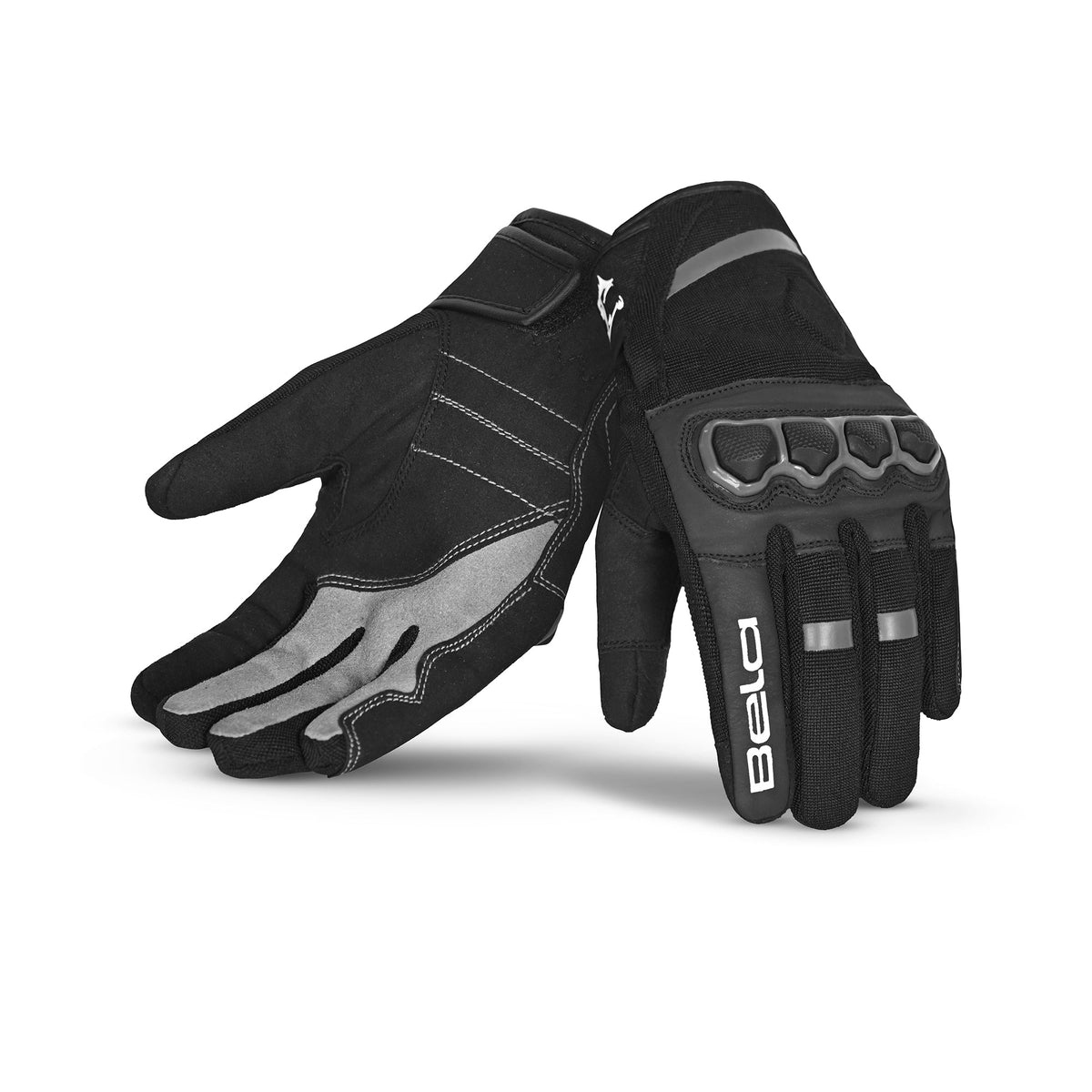 BELA TRACKER WINTER Moto Textil Luvas WP Preto Cinza