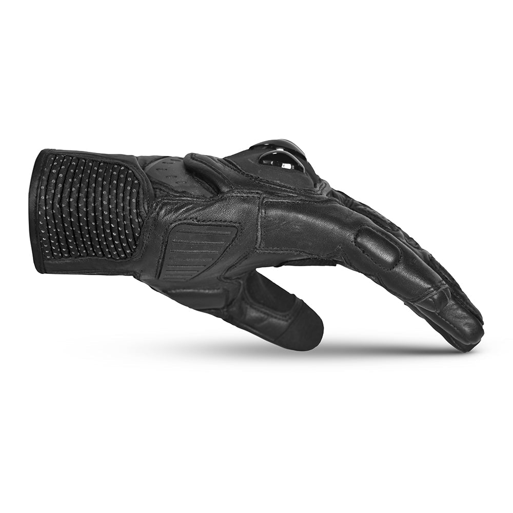 BELA BLAST Moto Senhora Couro Luvas Preto