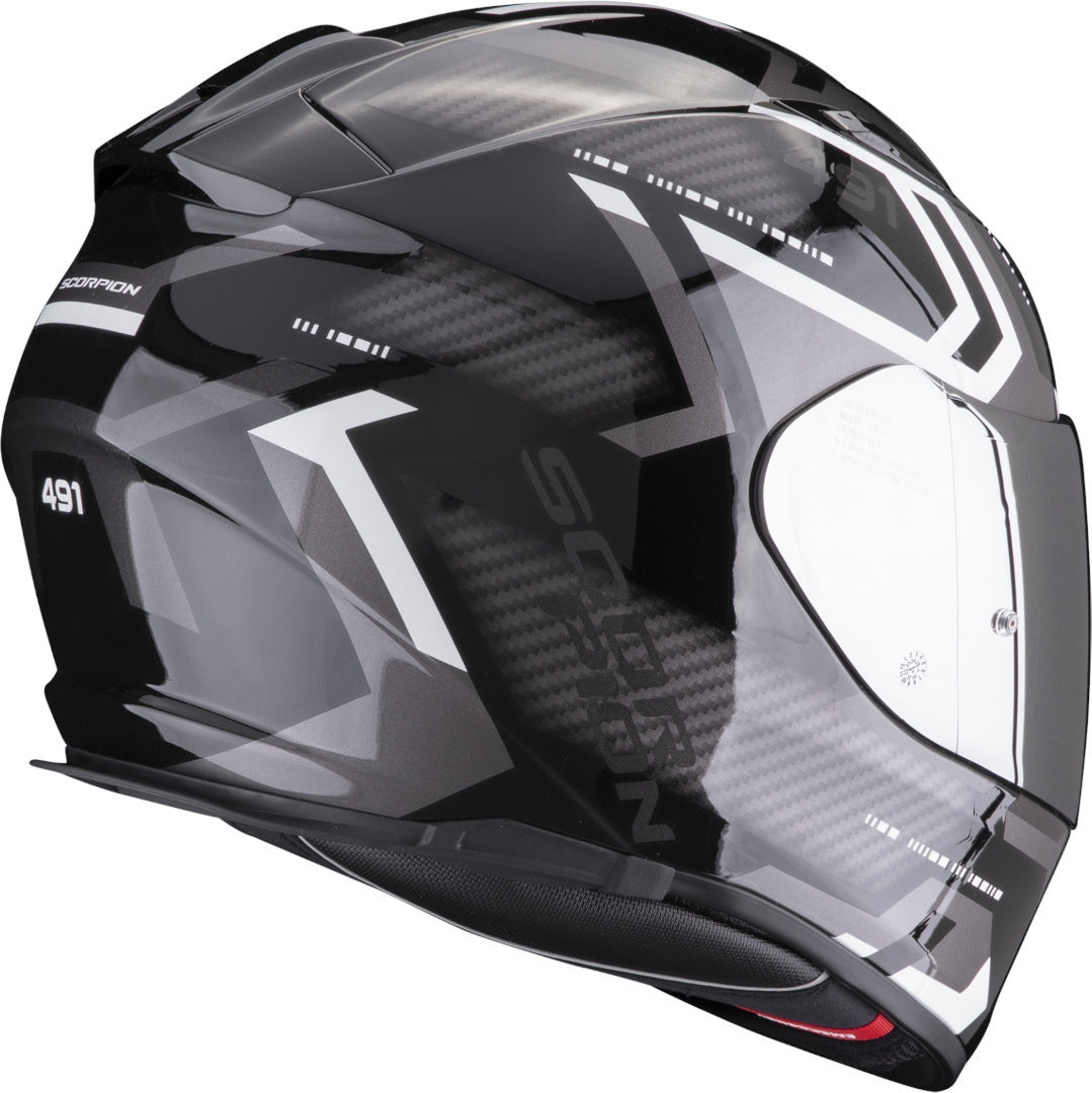 SCORPION - EXO 491 SPIN Negro-Blanco