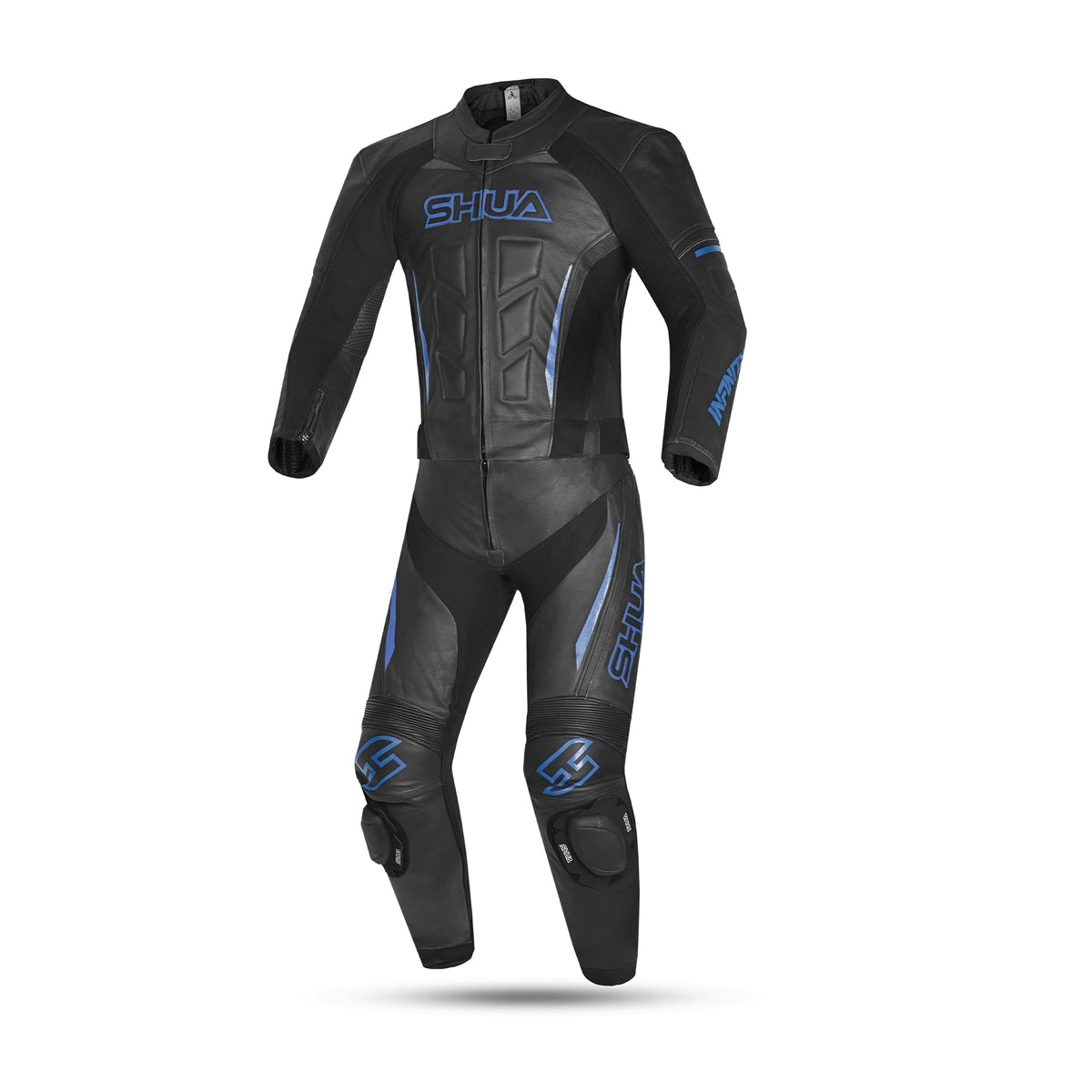 SHUA MONO 2 PC INFINITY Moto Homem Fatos Preto Azul