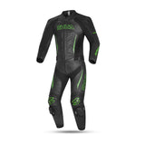 SHUA MONO 2 PC INFINITY Moto Homem Fatos Preto Verde