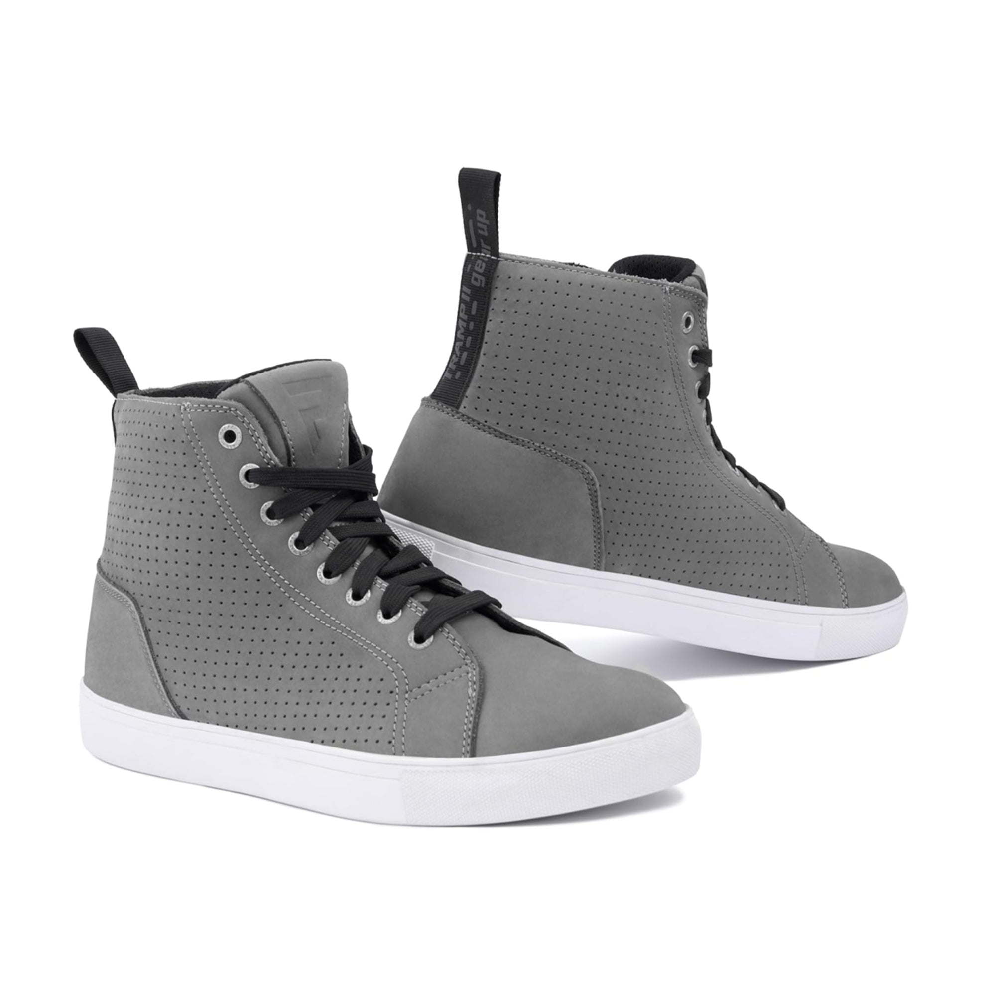 REBEL HORN - URBAN MAN TRAMP II BOOTS GRAY – 1 – Maximomoto PT