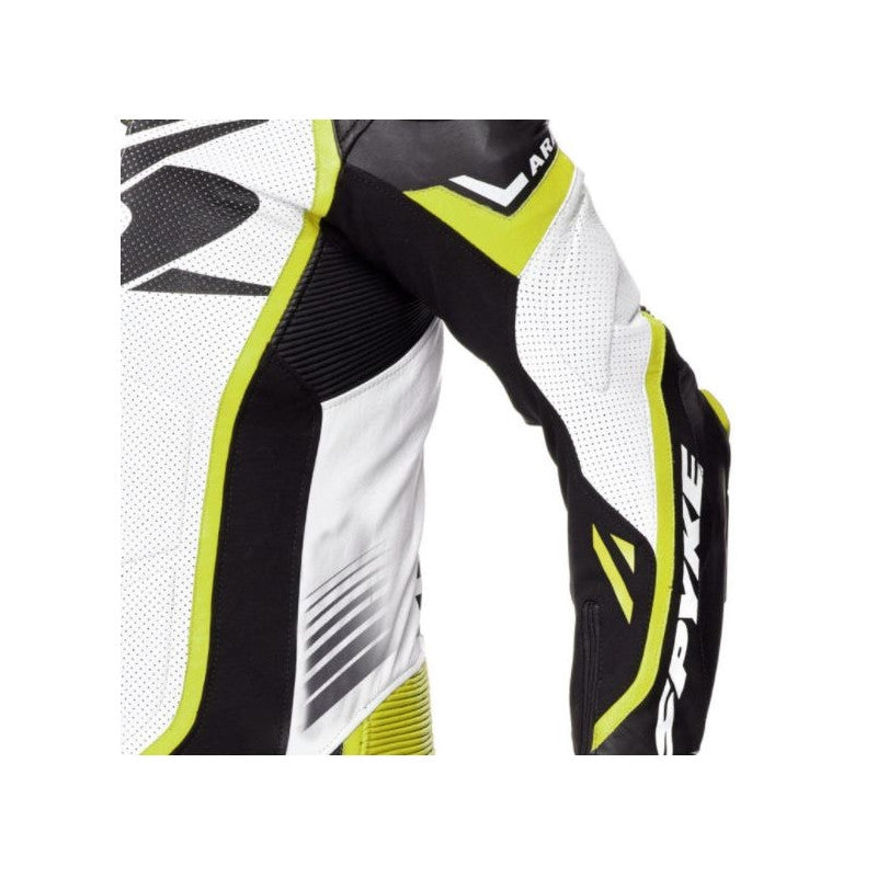 SPYKE - ARAGON RACE 1PC SUIT BLACK/FLUOYELLOW - SECURTEX MOTOR S.L (t/a MaximoMoto)