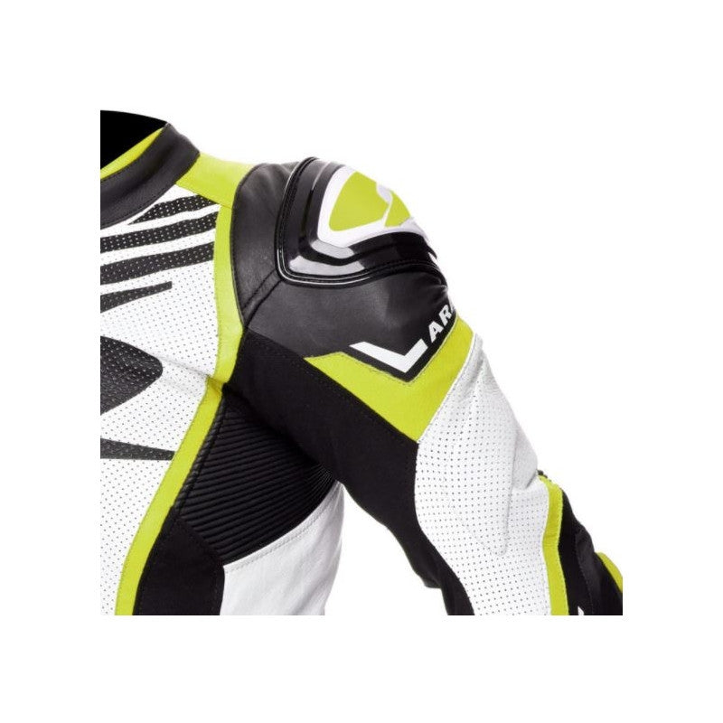 SPYKE - ARAGON RACE 1PC SUIT BLACK/FLUOYELLOW - SECURTEX MOTOR S.L (t/a MaximoMoto)