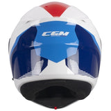 CGM 568S BER SPORT DOBRAMENTO MODULAR CAPACETES MOTO BRANCO AZUL