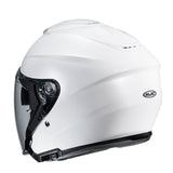 HJC I30 Gloss White Open Face Motorbike Helmet