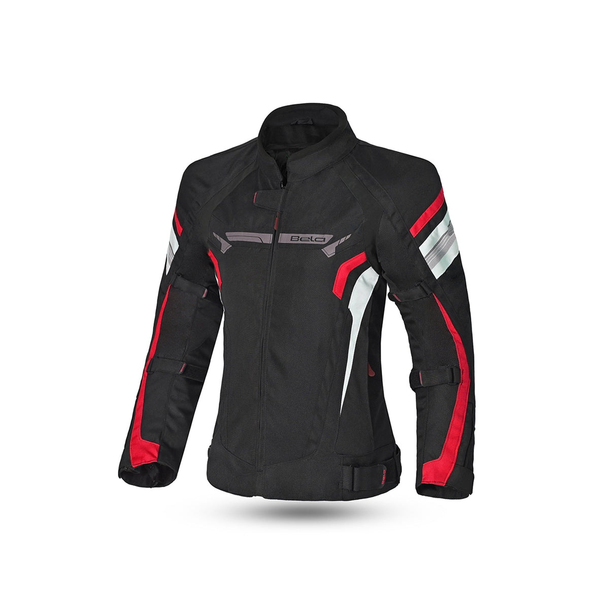 BELA HIGHLAND Moto Senhora Casacos Preto Gelo Vermelho