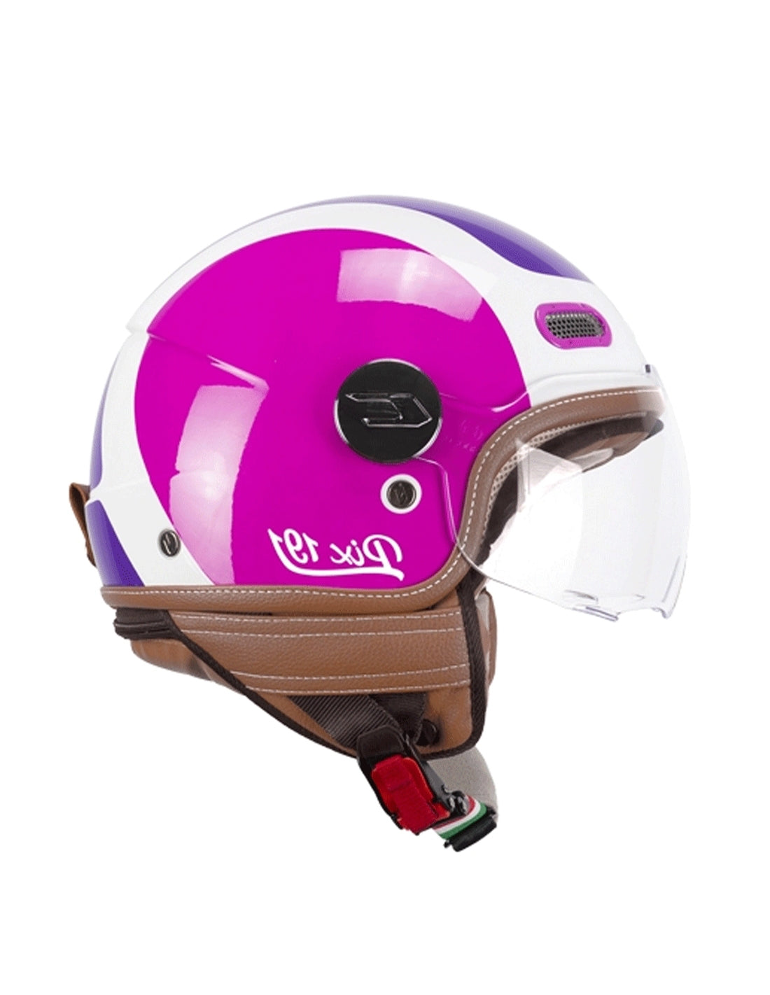 CGM 191G PIX SPRINT JET CASCO Fucsia púrpura fluorescente