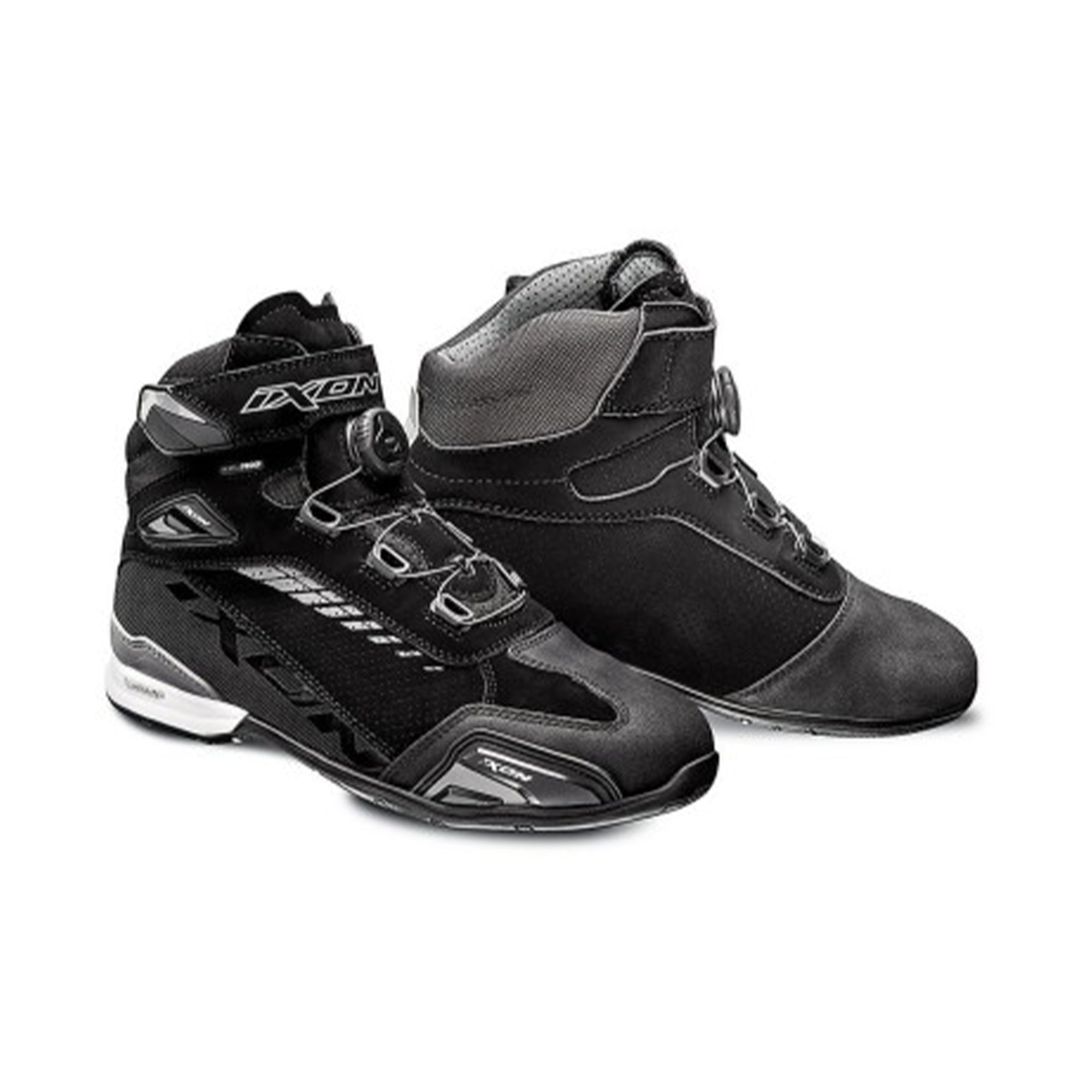 IXON- BULL VENTED BOOTS BLACK/GRAY – 1 – Maximomoto PT