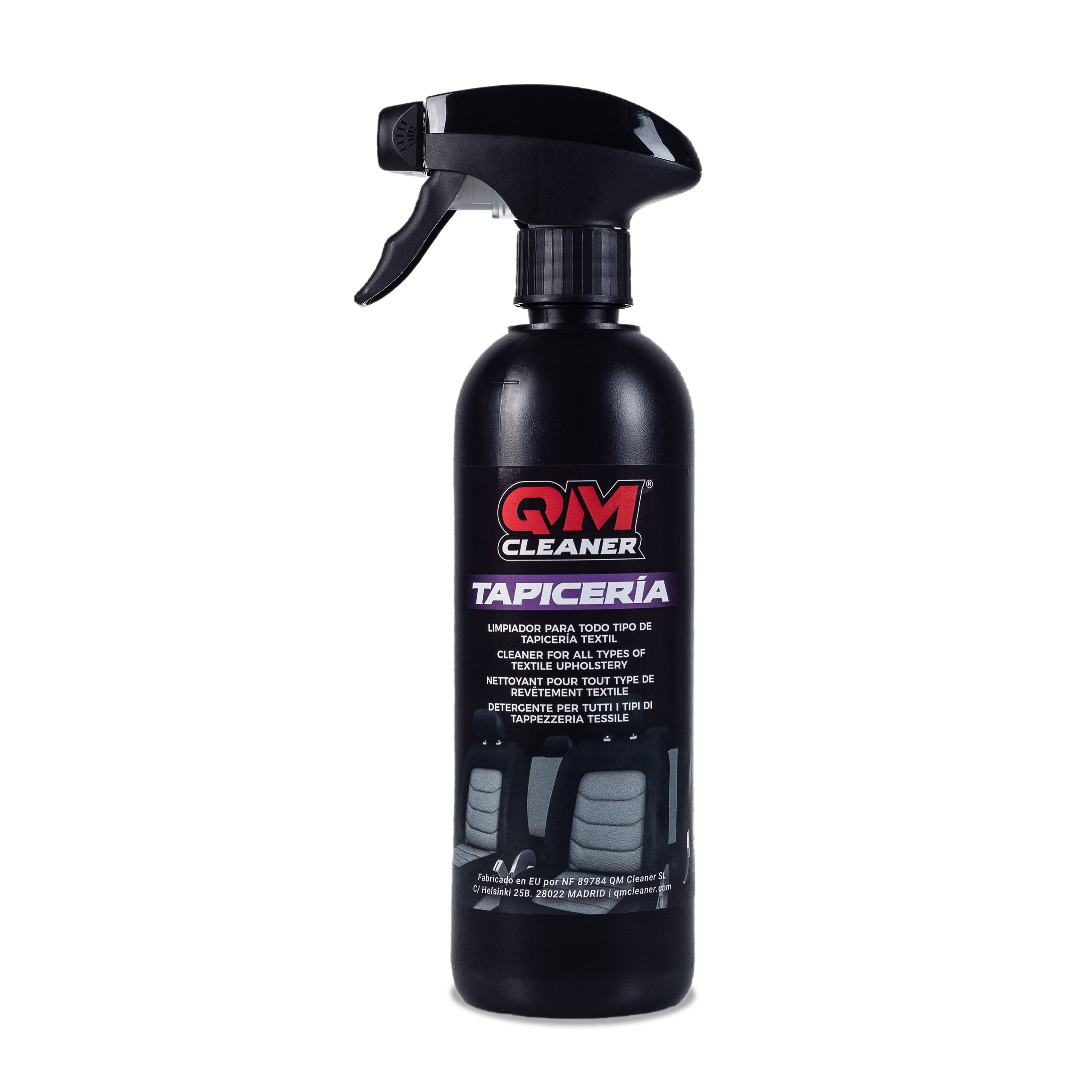 QM Cleaner Tapicerías | Limpiador de tapicería para vehículo y hogar