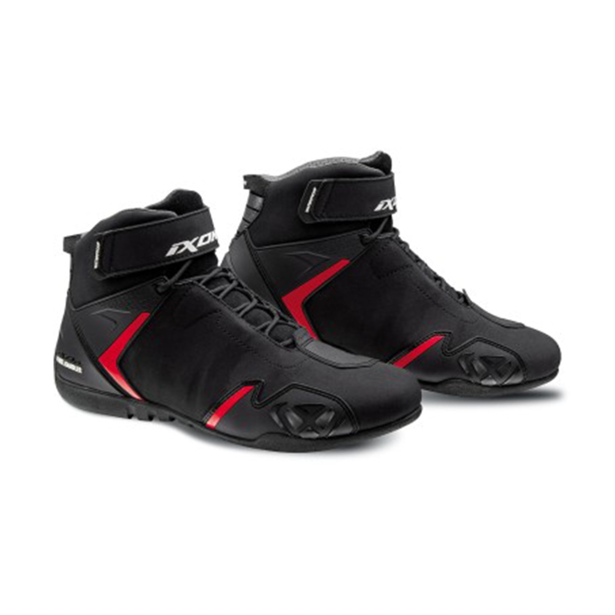 IXON- GAMBLER WP BOOTS BLACK/RED – 1 – Maximomoto PT