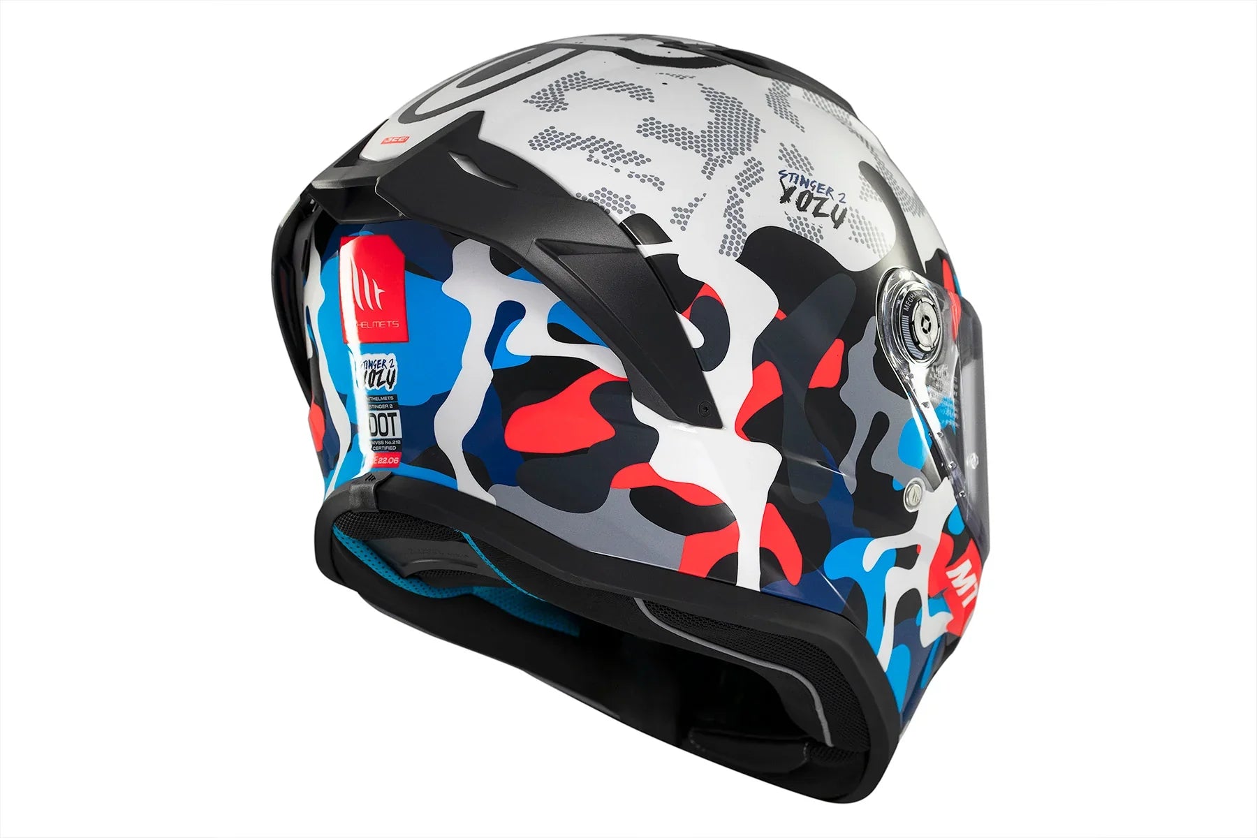 MT STINGER 2 YOZU A7 GRAPHICS MOTORCYCLE FULL FACE HELMET – 4 – Maximomoto PT
