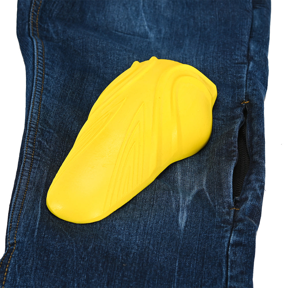 BELA RIO TIE & DY Jeans Moto Calcas Azul 34L