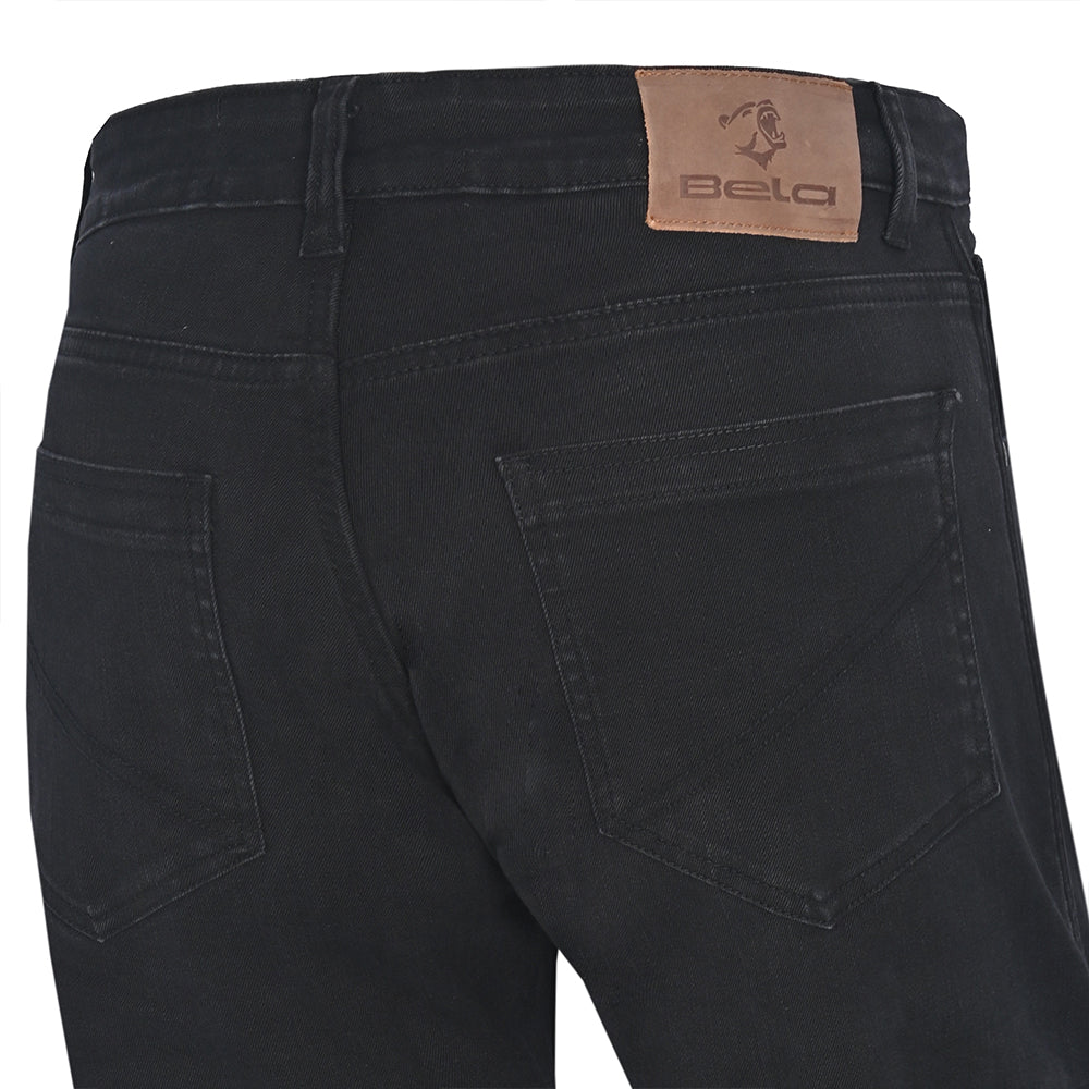 LINDA Cowboy Stroke Pants 30" Inseam Black Denim – 4 – Maximomoto PT