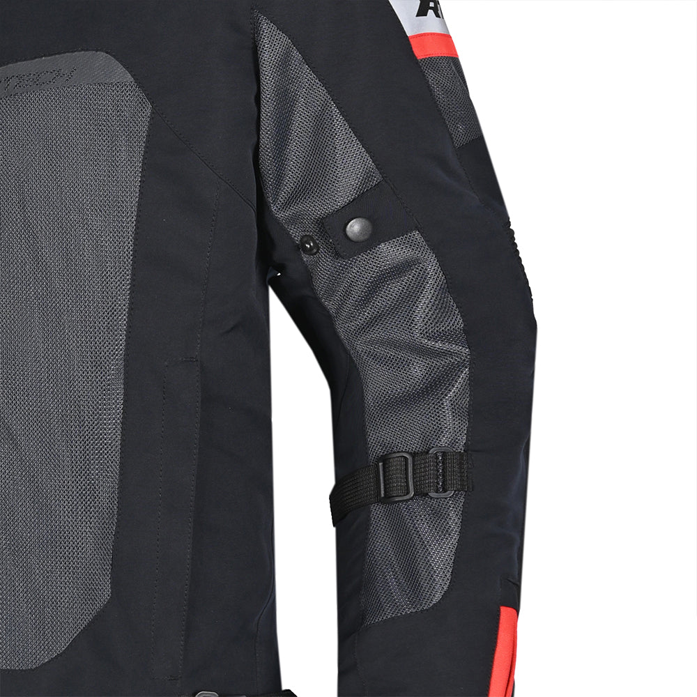 R-TECH SPIRAL MESH Casacos De Moto Textil Cinza Preto Vermelho – 3 – Maximomoto PT