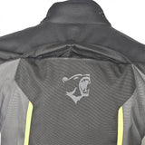 BELA HURRICANE 3 Em 1 Senhora Motocicleta Casaco Preto Cinzento Amarelo