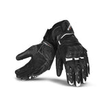 R-TECH ROBO Moto Senhora Couro Luvas Preto