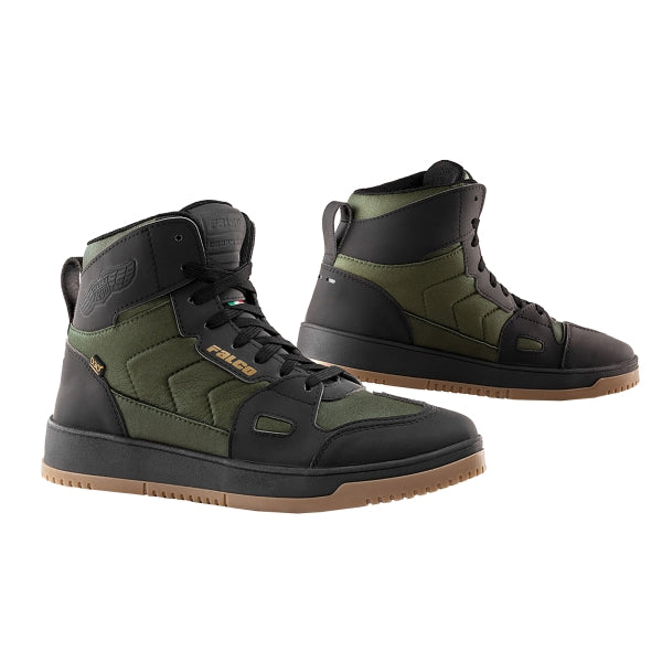 FALCO NAKED HARLEM ARMY-GREEN BOOTS – 1 – Maximomoto PT