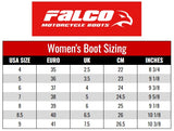 FALCO BOTAS SCOOTER/MAXISCOOTER HARLEM LADY RED