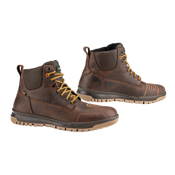 FALCO SCOOTER/MAXISCOOTER PATROL DARK BROWN BOOTS – 1 – Maximomoto PT
