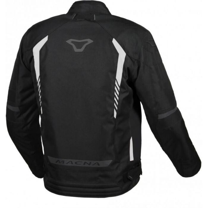 Macna Tazar waterproof textile jackets Black/white – 2 – Maximomoto PT
