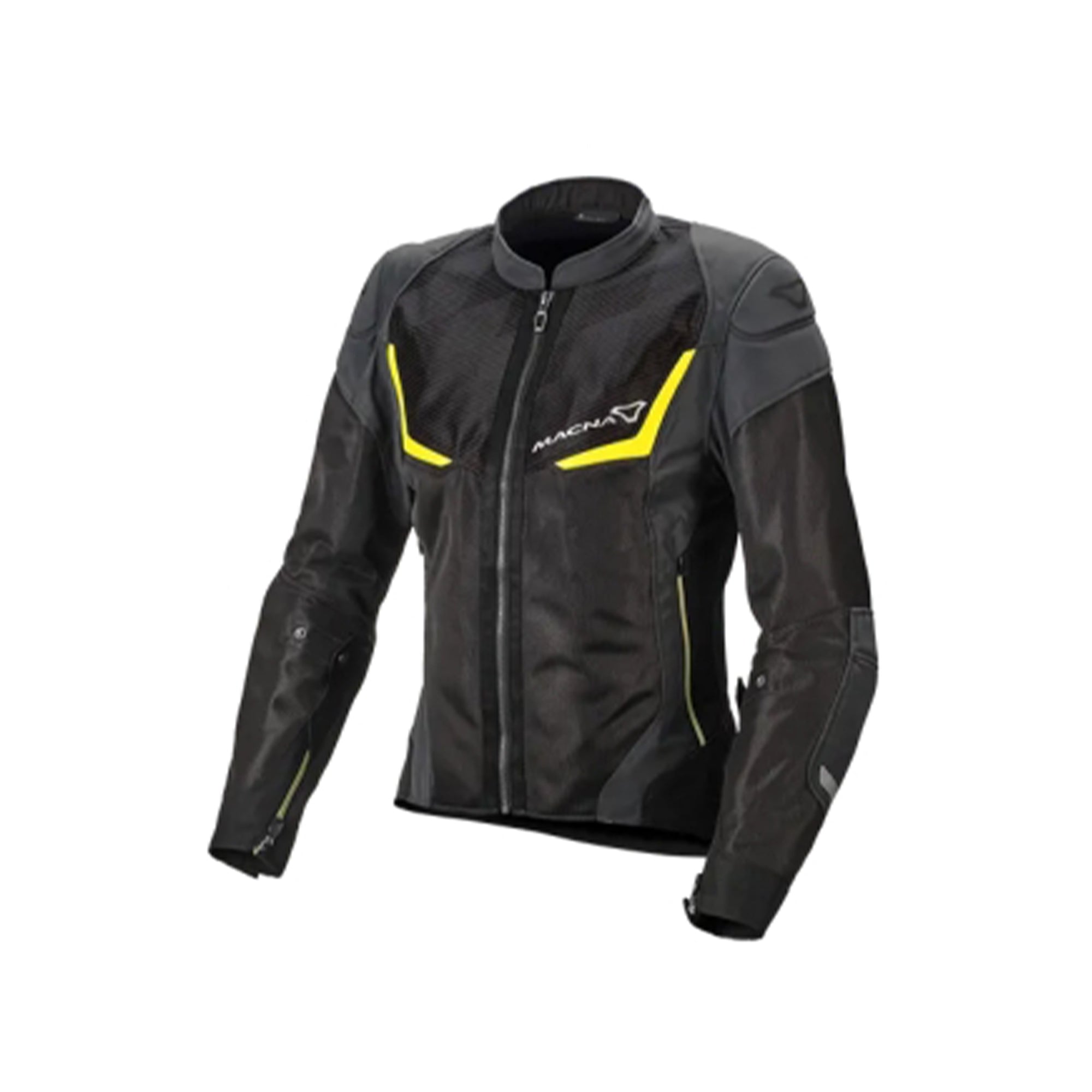 Macna Orcano Textile Jackets Lady Black/Night Eye/Fluo Yellow – 1 – Maximomoto PT