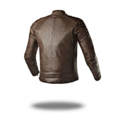 Poisoned - JACKET Piel Oscar Marrón