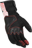 Macna Tempo Luvas perforados Black/white/red