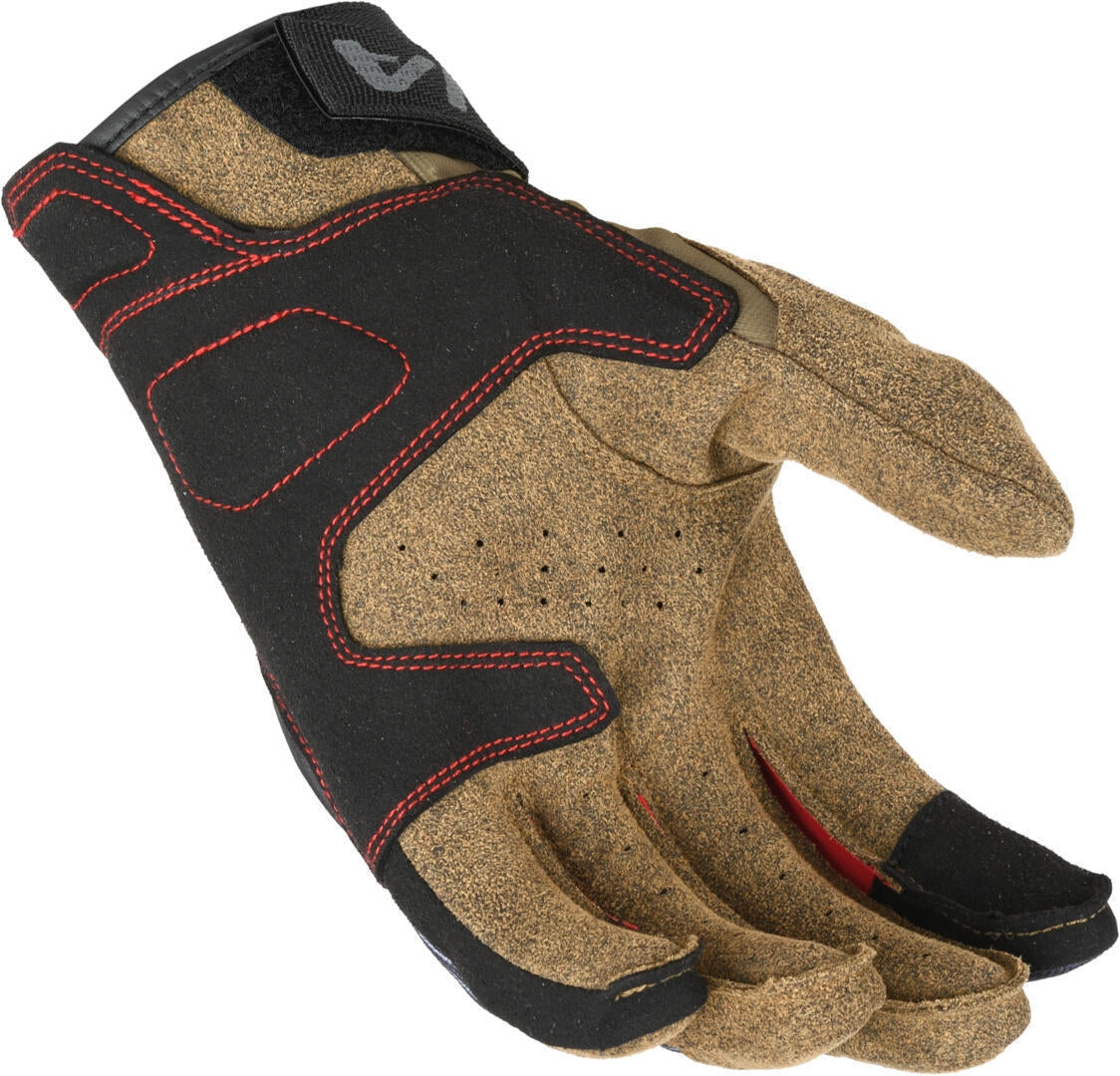 Macna Zairona Luvas de mujer Taupe/black/red – 3 – Maximomoto PT
