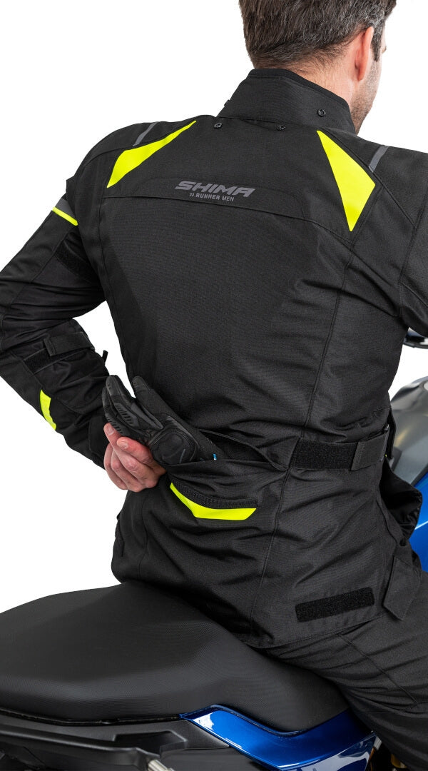 SHIMA RUNNER Moto Textil Homem Casacos Fluorescente