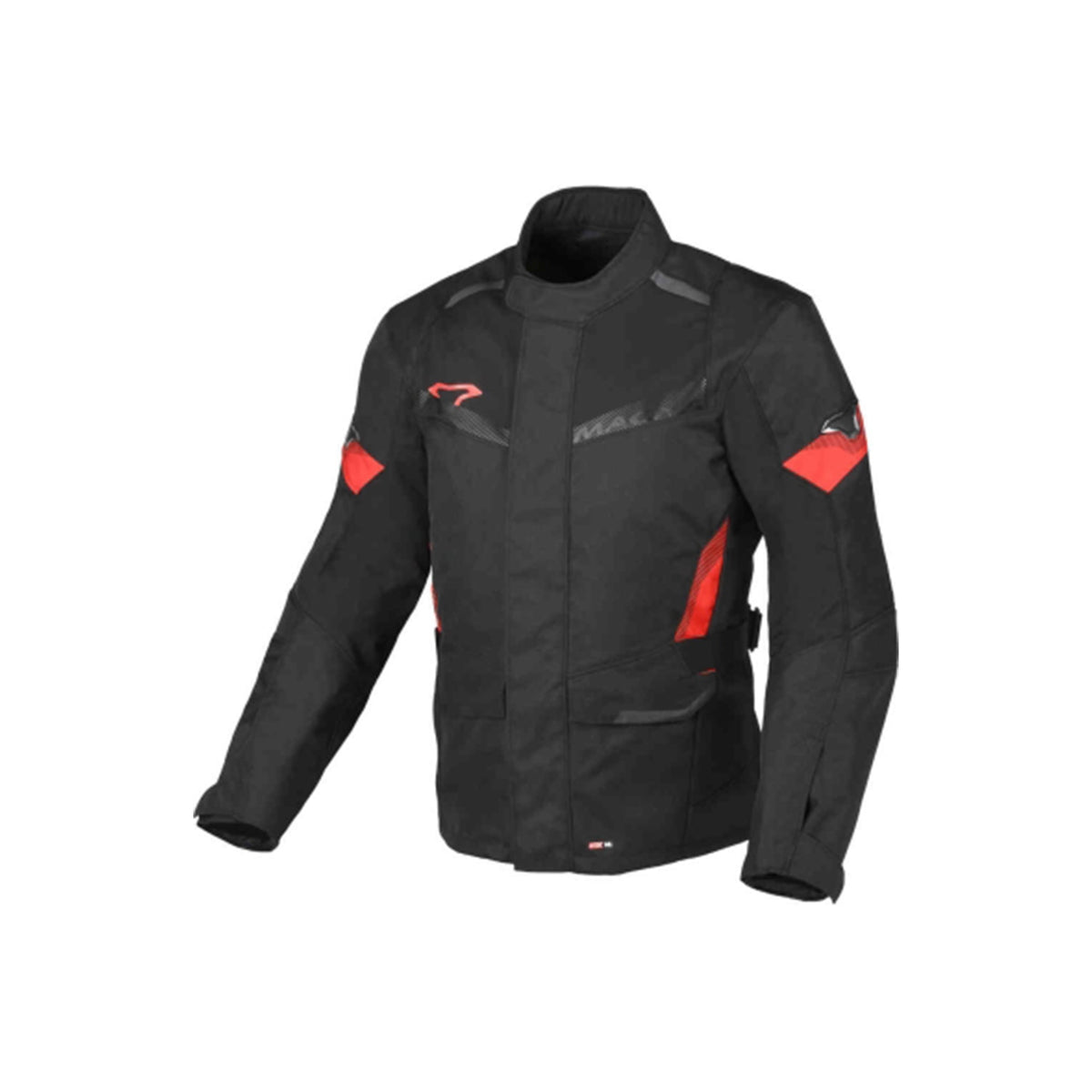 Macna Vaulture casacos textil impermeable Black/red