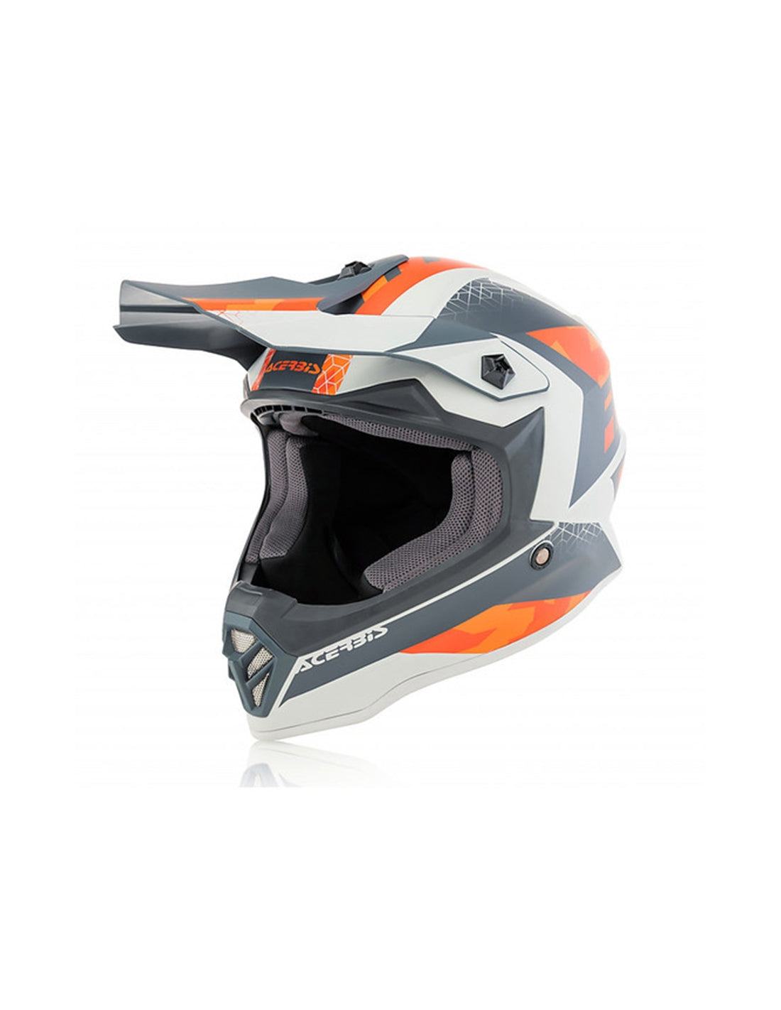 ACERBIS - CASCO IMPACT STEEL JUNIOR ARANCIO/GRIGIO – 1 – Maximomoto PT