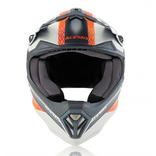 ACERBIS - CASCO IMPACT STEEL JUNIOR ARANCIO/GRIGIO – 2 – Maximomoto PT