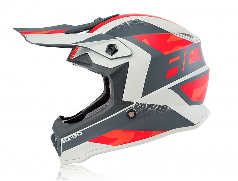 ACERBIS - CASCO IMPACT STEEL JUNIOR ROSSO/GRIGIO – 2 – Maximomoto PT