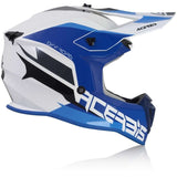 ACERBIS - CASCO IMPACT STEEL JUNIOR BLU/BIANCO