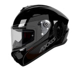 AXXIS FF112D DRAKEN S SOLID V.2 CAPACETE DE MOTO A11 PRETO BRILLO