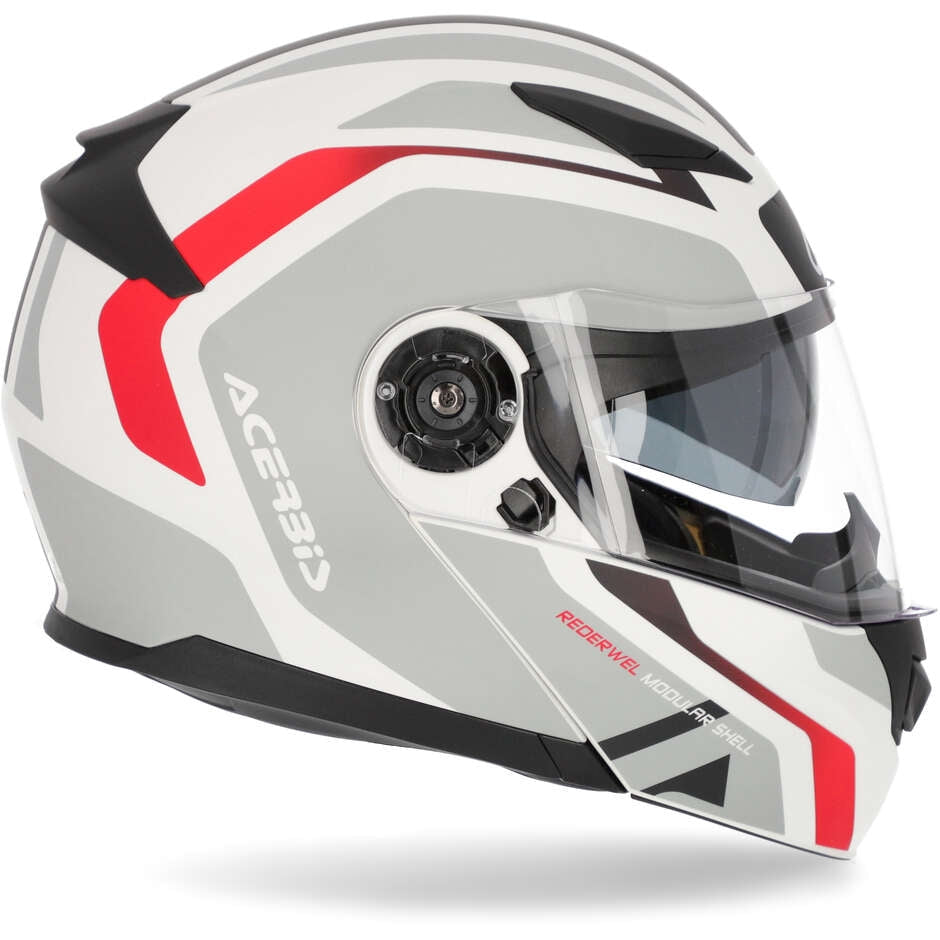 ACERBIS - REDERWEL BIANCO/ROSSO HELMET SHELL – 3 – Maximomoto PT
