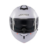 AXXIS FF938SV STORM SV S SOLID CAPACETE DE MOTO A0 BRANCO PERLA BRILLO