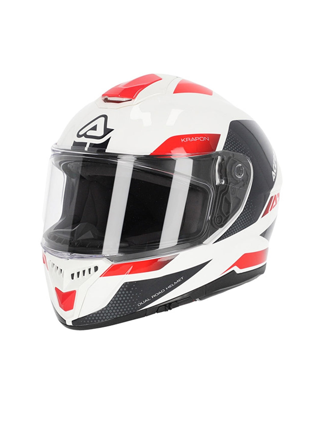 ACERBIS -  CASCO KRAPON 2206 BIANCO/ROSSO – 1 – Maximomoto PT