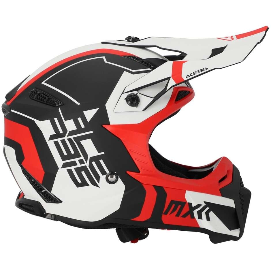 ACERBIS - CASCO PROFILE 5 BIANCO/ROSSO – 2 – Maximomoto PT