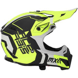 ACERBIS - CASCO PROFILE 5 NERO/GIALLO FLUO