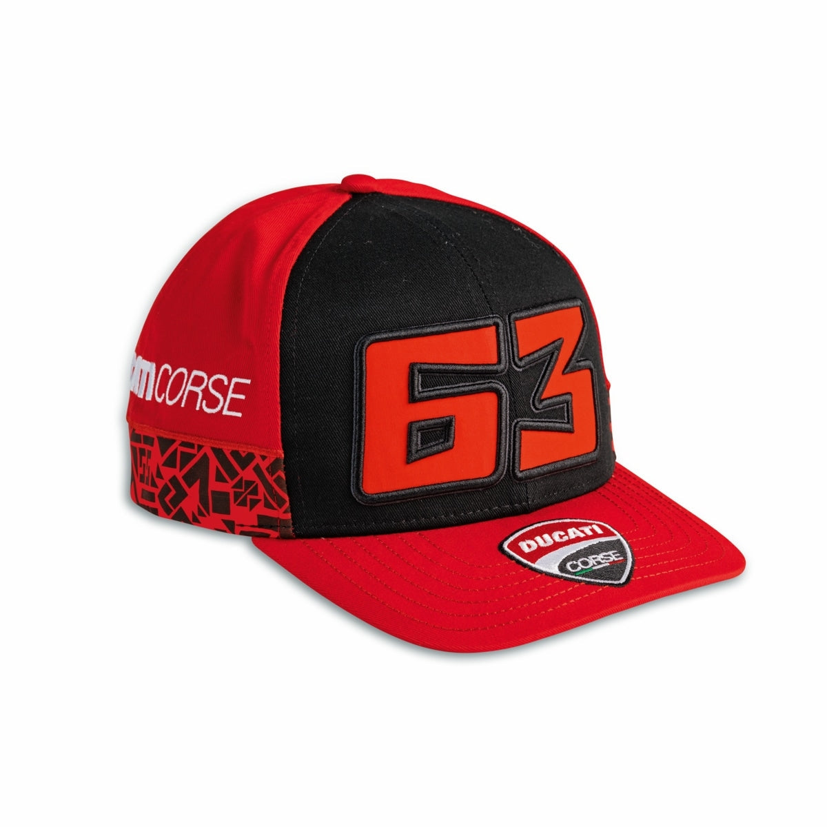 DUCATI - MID VISOR CAP DUCATI 63 ROJO – 1 – Maximomoto PT