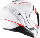 SCORPION EXO-930 EVO ARDENS CASCO MODULAR MATE NEGRO ROJO